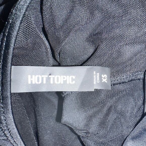 Hot Topic XS steampunk lace halter swimsuit underwire padded SW2 2975 - Picture 4 of 9